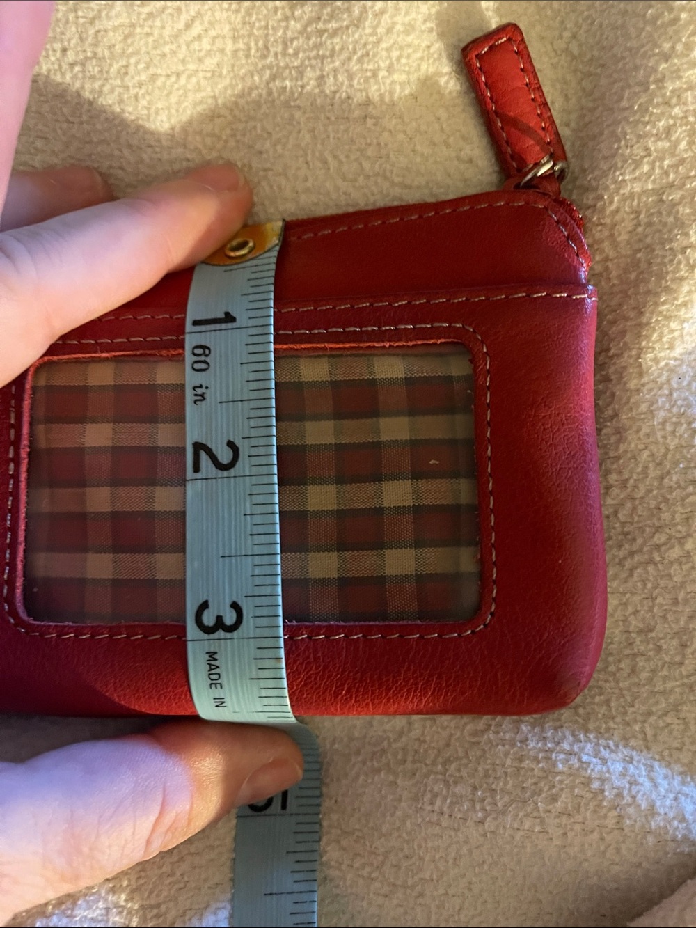Dockers Beautiful Women's Vibrant Red Wallet Dockers - Picture 12 of 12